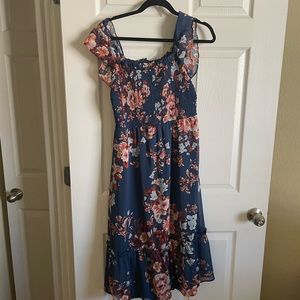 lauren conrad square neck dress| medium